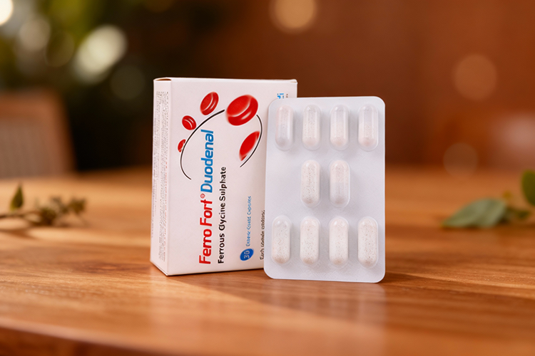 تصویر کپسول فروفورت دئودنال برای درمان کم‌ خونی و ریزش مو